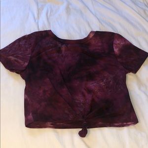 Tye Dye Cropped Shirt from Windsor Store